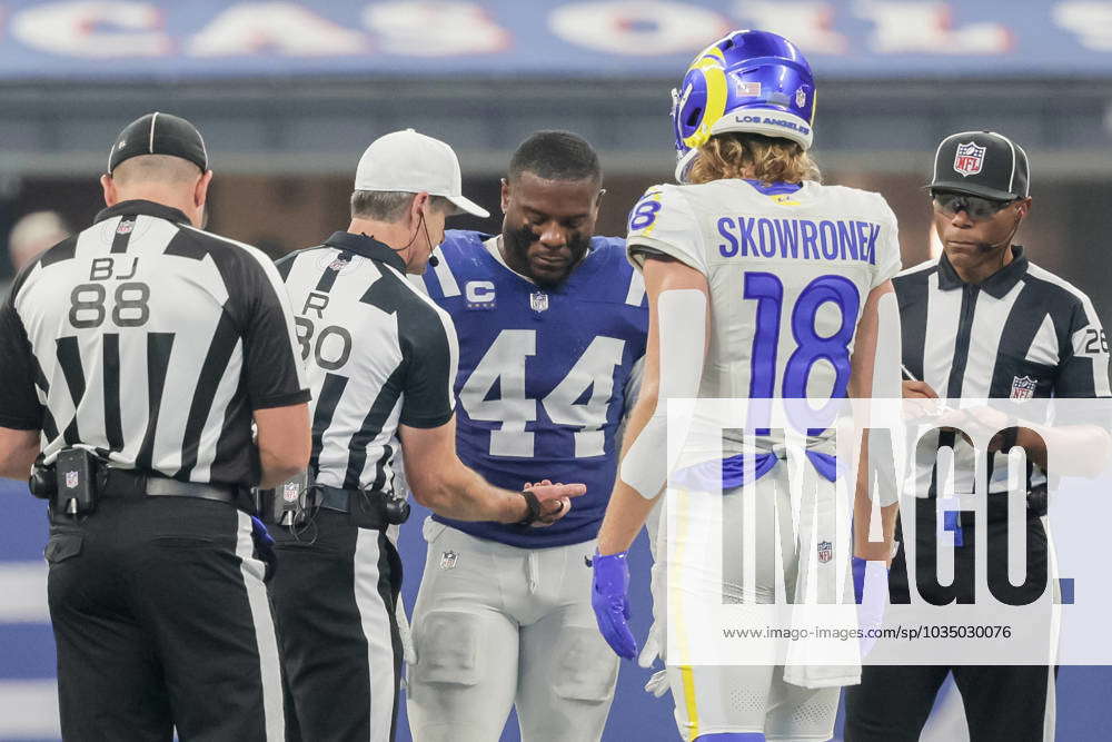 Indianapolis Colts Linebacker Zaire Franklin looks on in game action  News Photo - Getty Images