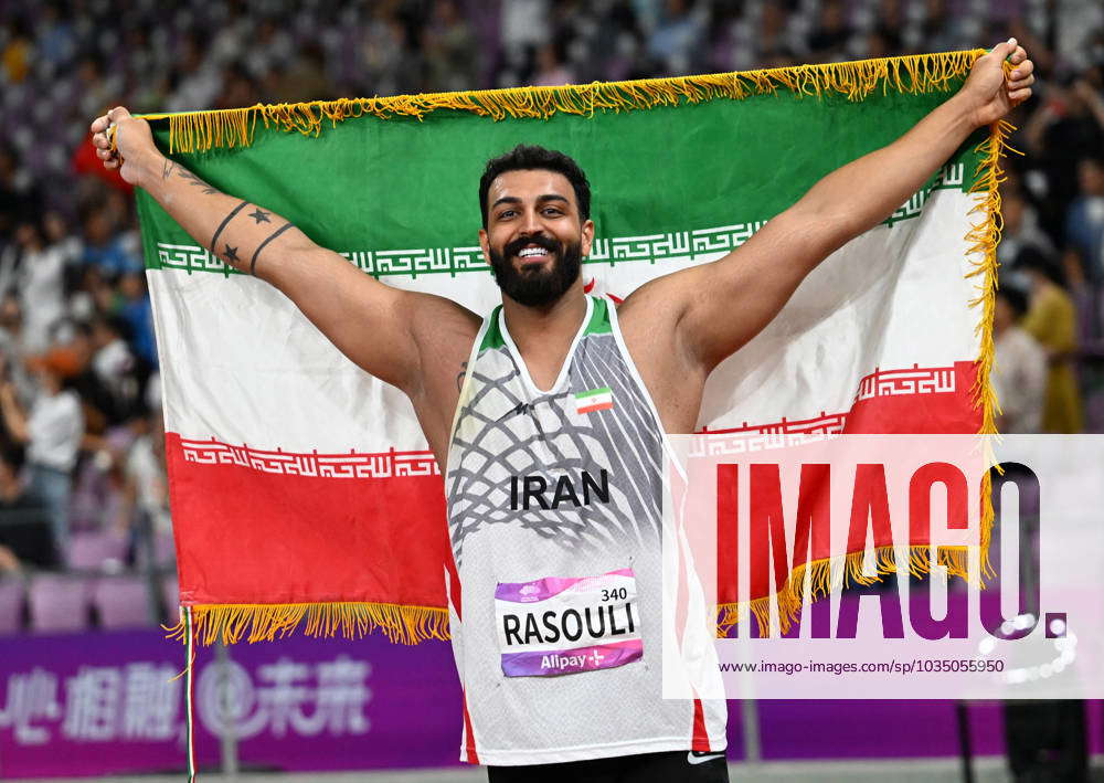 231002) -- HANGZHOU, Oct. 2, 2023 -- Hossein Rasouli of Iran