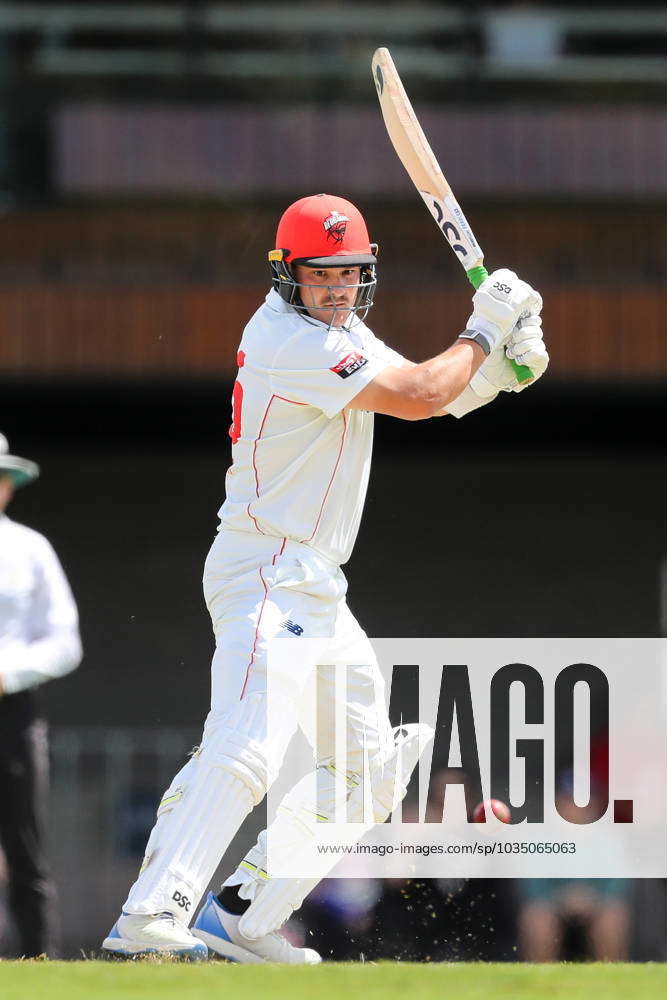 Cricket Shield Sa Tas, Ben Manenti Of The Redbacks During Day 1 Of The 