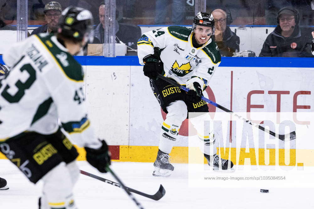 Östersunds Casper Larsson during the ice hockey match in the ...