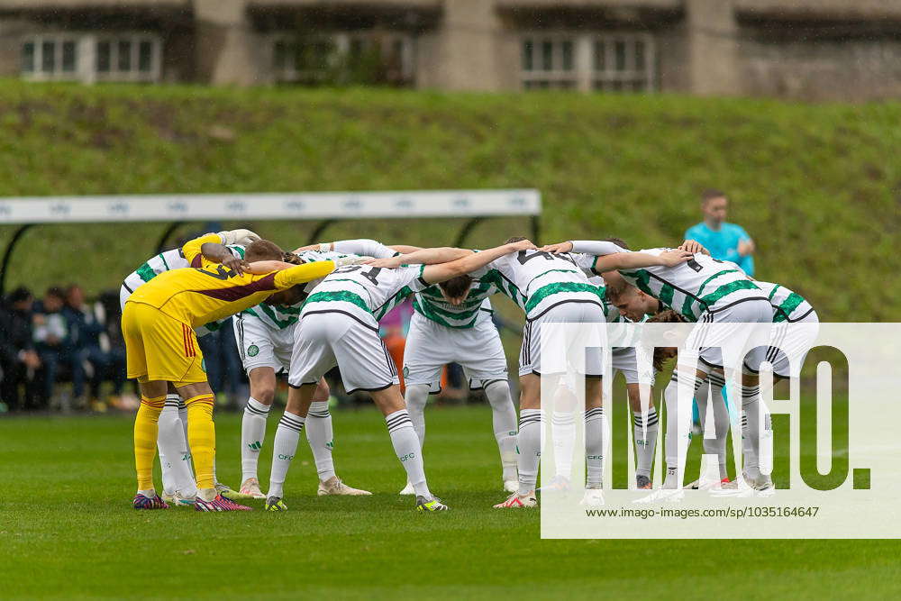 Celtic B Team V SS Lazio UEFA Youth League 04 10 2023. Mackenzie Carse ...