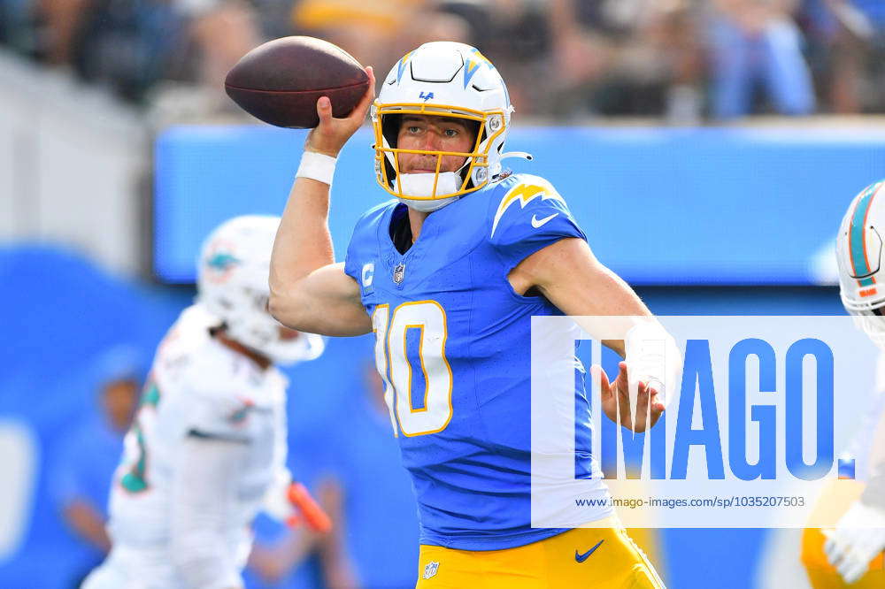 AFC quarterback Justin Herbert of the Los Angeles Chargers (10