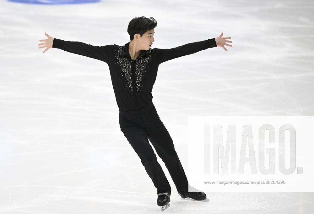 Younghyun Cha of Korea performing Men Short Program at the