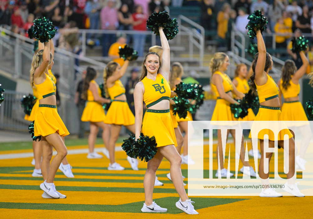 October 7 2023: Baylor Bears Cheerleaders Before The NCAA, College ...