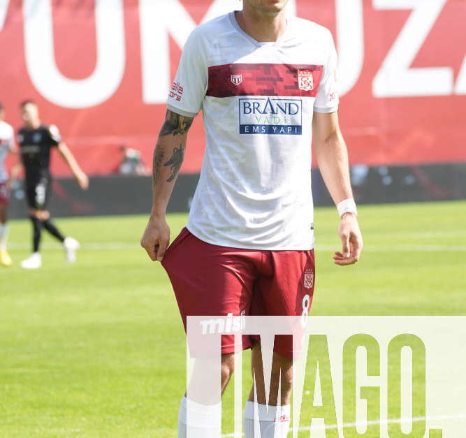 Charilaos Charisis of Sivasspor during the Turkish Super League match