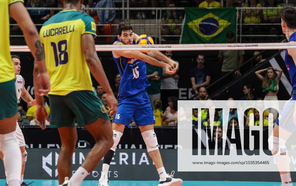 Brasil x Itália, Tie break, pré-Olímpico 2023. #ataquevolei #volleybal