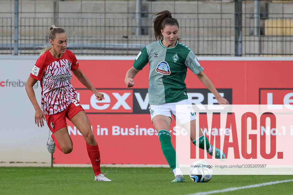 f l Marie Müller SC Freiburg, 23 and Chiara Hahn SV Werder Bremen, 21 ...