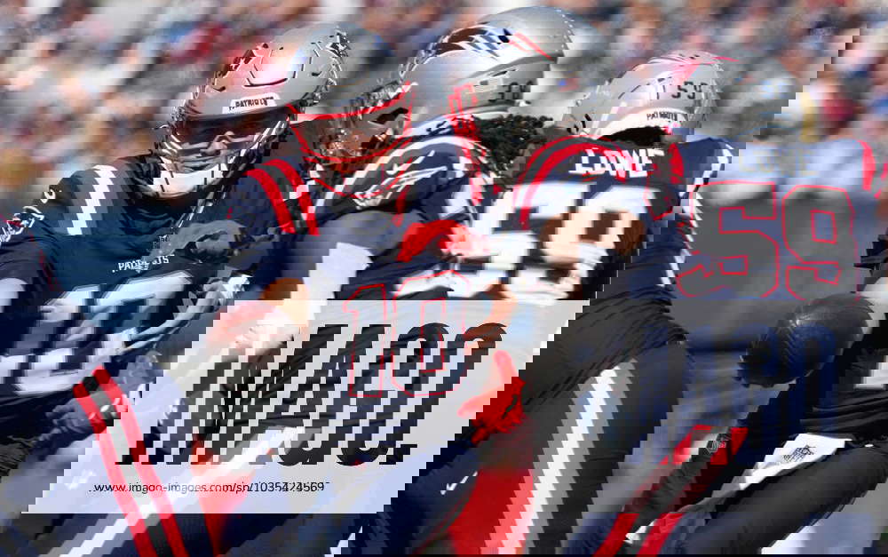 Mac Jones quarterback, New England Patriots with Rhamondre Stevenson