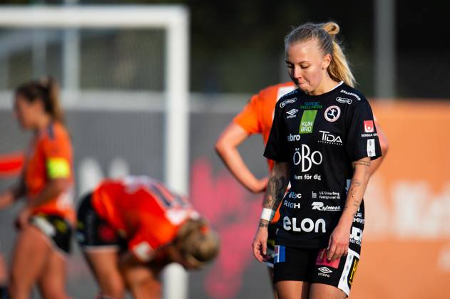 Signalis Depressed Örebros Nathalie Hoff Persson is depressed after the final signal ...