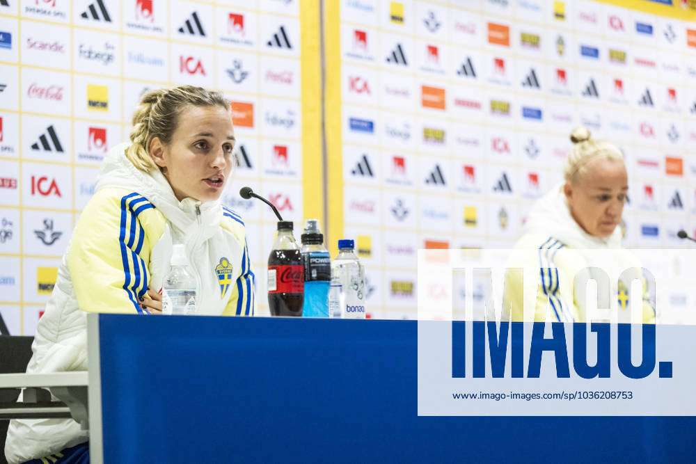 231026 Nathalie Björn And Caroline Seger Of The Swedish Women S National Football Team During A