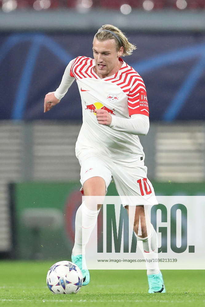 25 10 2023, football UEFA Champions League, RB Leipzig Red Star Belgrade, v l Emil Forsberg 25 10 2023, football UEFA Champions League, RB Leipzig Red Star Belgrade, v l Emil Forsberg