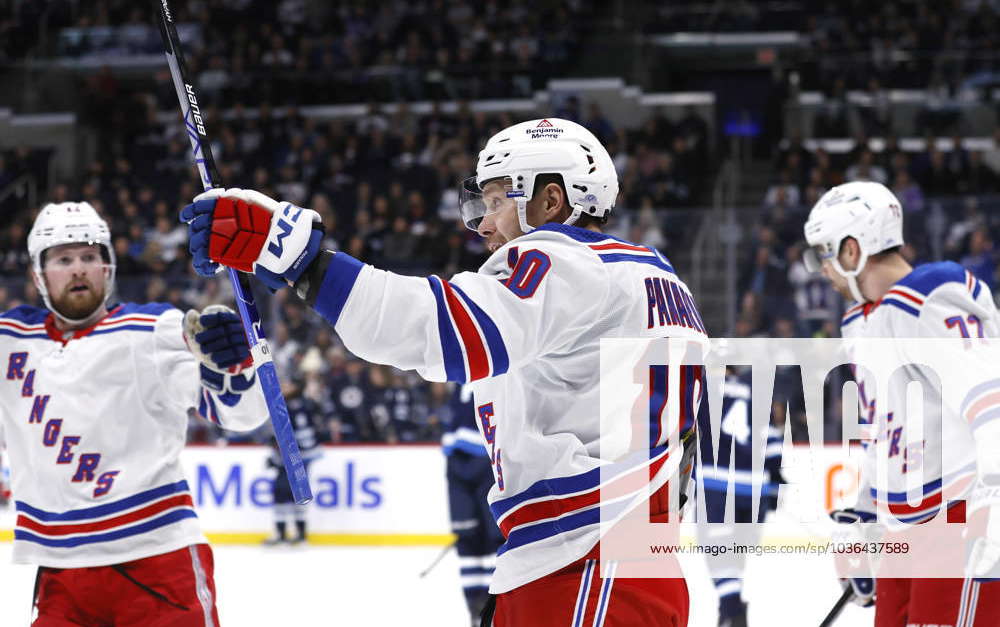 NHL, Eishockey Herren, USA New York Rangers at Winnipeg Jets Oct 30 ...