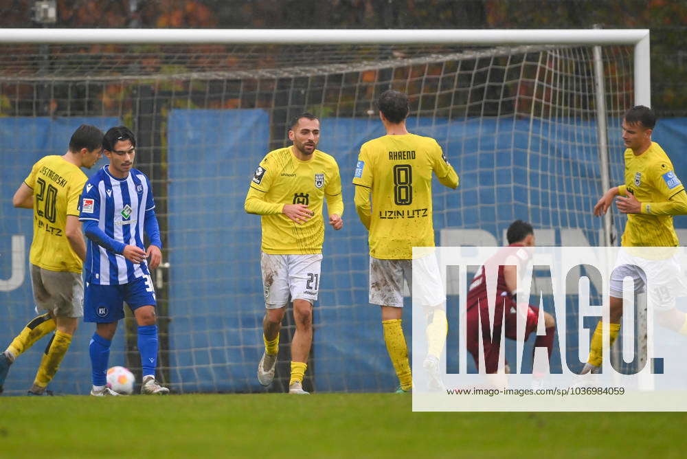 SSV Ulm 1846 Celebrates After Nicolas Janns Goal SSV Ulm 1846, 21 To 0 ...