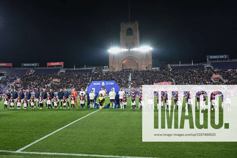 Fans of Bologna during the italian soccer Serie A match Bologna FC