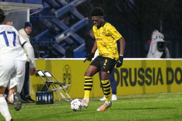 William Rashidi 13 12 2023 Season 2023 2024 Matchday 6 UEFA Youth League at BVB ...