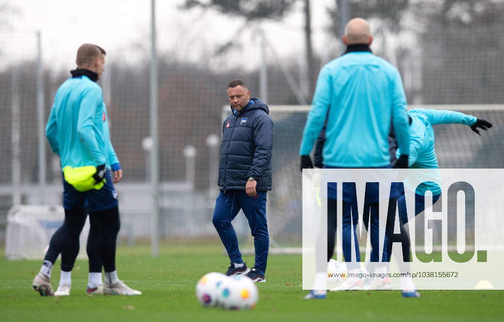 Berlin, Germany. 17th Apr, 2023. Soccer, Bundesliga, Hertha BSC, press  conference. Newly appointed head coach Pal Dardai speaks at a press  conference. Credit: Andreas Gora/dpa/Alamy Live News Stock Photo - Alamy