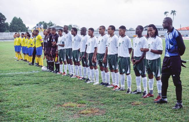 Archive image Paramaribo Suriname 27th March 2004 Football. World Cup