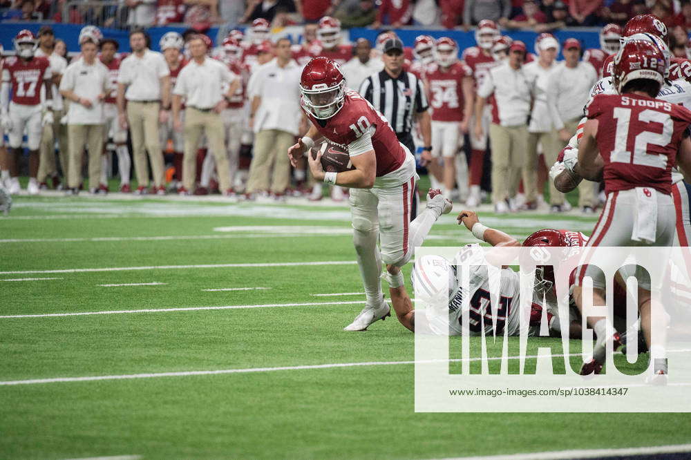 December 28, 2023: Oklahoma Sooners Quarterback Jackson Arnold (10) In ...