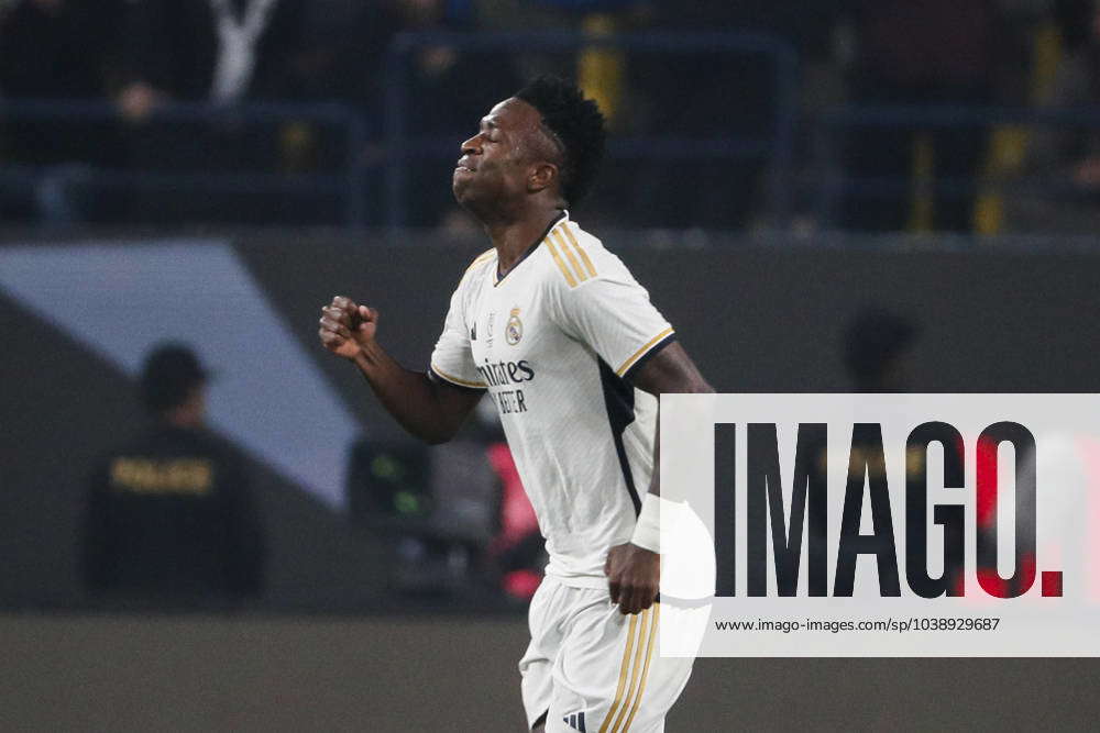 Madrid S Brazilian Striker Vini Jr Jubilates After Scoring The 0 1