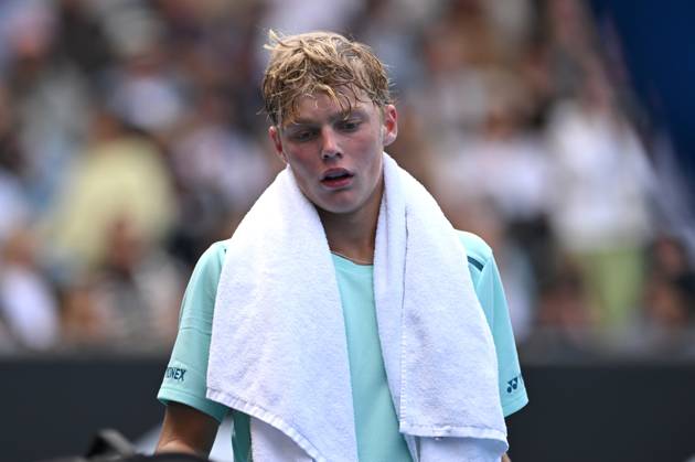 TENNIS AUSTRALIAN OPEN, Cruz Hewitt of Australia is seen in action ...