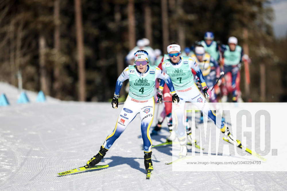 240209 Ebba Andersson of Sweden competes in women s 15 km free