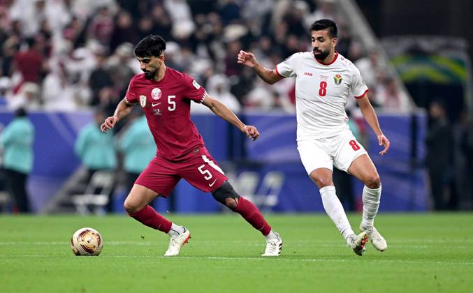 FOOTBALL AFC Asian Cup in Doha FINAL Jordan Qatar 10 02 2024 Referee Ma ...