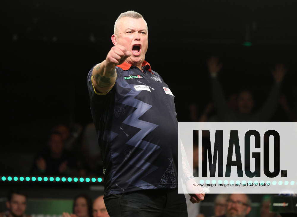 Darts World Senior Darts Colin McGarry in action during the 2024 World ...