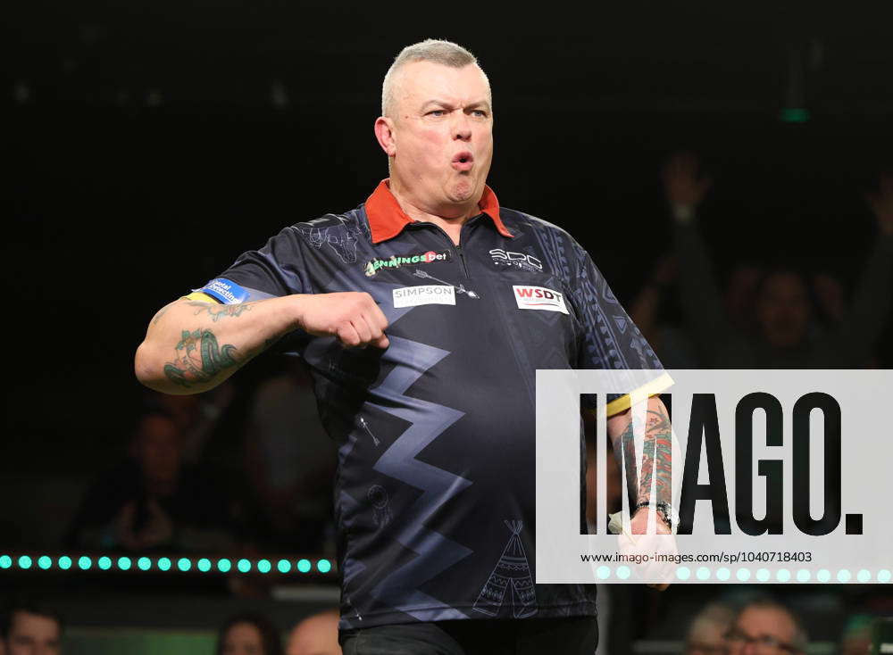 Darts World Senior Darts Colin McGarry in action during the 2024 World ...