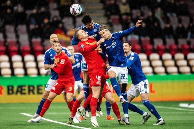 FC Nordsjaelland v Lyngby BK, Danish 3F Superliga football, Farum ...