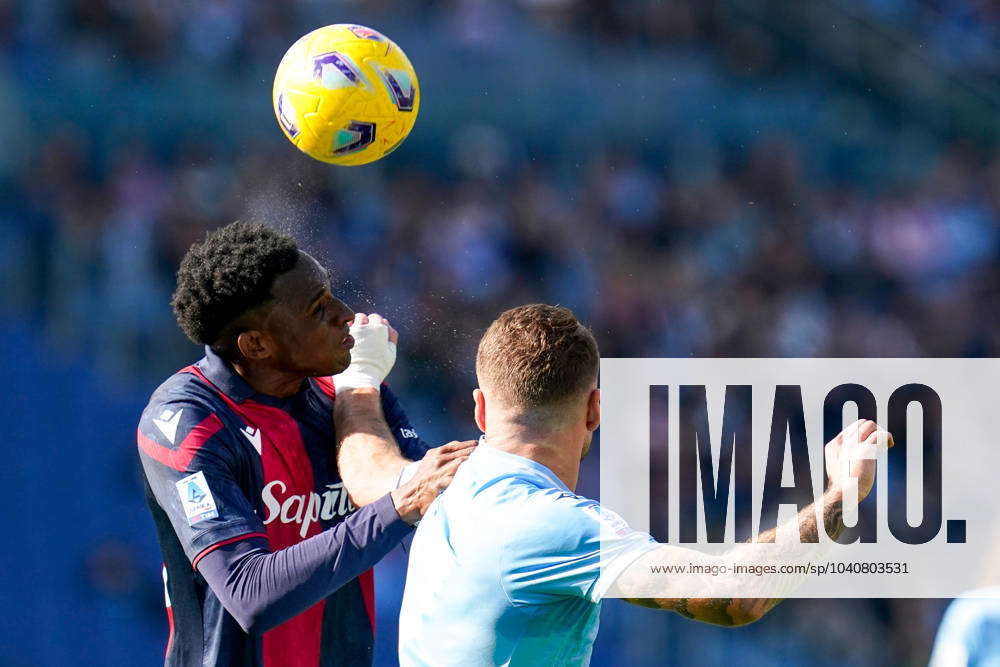 SS Lazio v Bologna FC Serie A TIM Jhon Lucumi of Bologna FC and