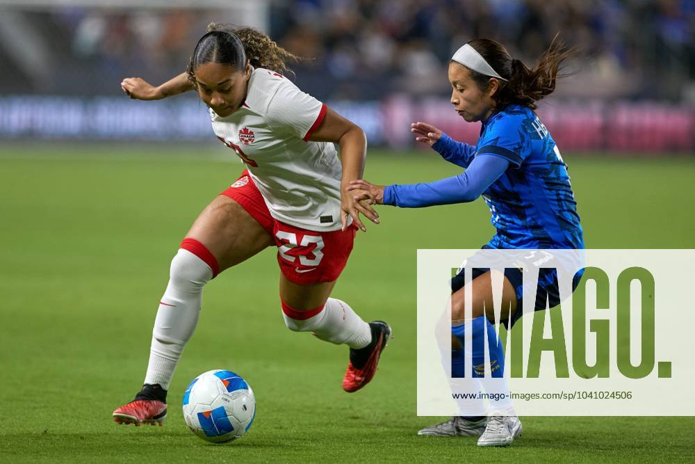 Concacaf W Gold Cup 2024 Canada vs El Salvador Olivia Smith of Canada