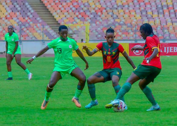 ABUJA, NIGERIA - FEBRUARY 26; Abiodun Deborah Ajibola of Nigeria and ...