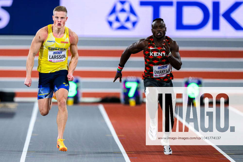 240301 Henrik Larsson of Sweden competes in men s 60m during day 1