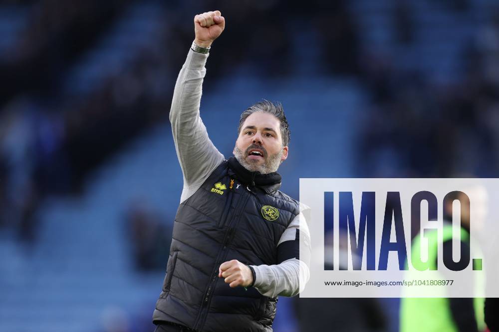 QPR Manager Marti Cifuentes Celebrates. Leicester City V Queens Park ...