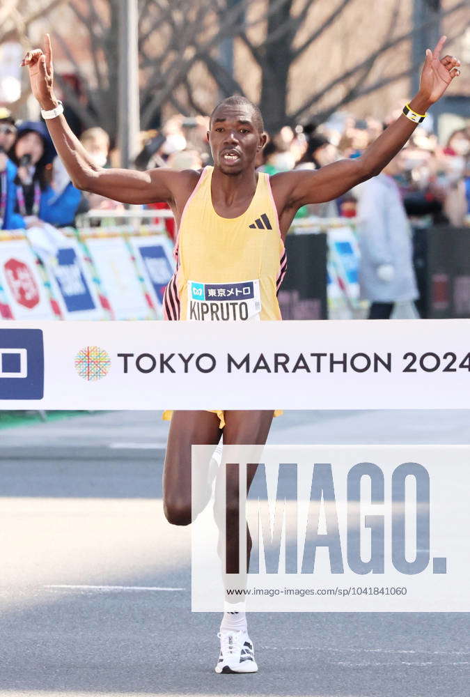 March 3, 2024, Tokyo, Japan - Kenya S Benson Kipruto Crosses The Finish ...