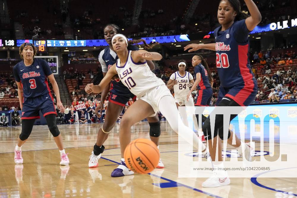 Ncaa College League Usa Womens Basketball Sec Conference Tournament Semifinal Lsu Vs Ole Miss 