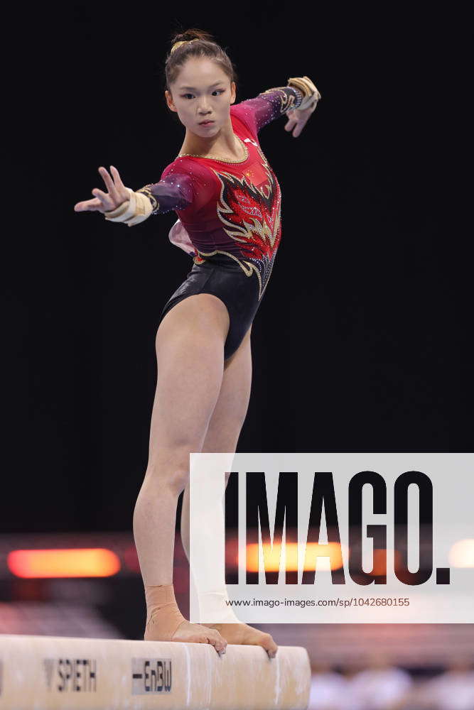 Wu Ran, CHN, during 2024 DTB Pokal team challenge seniors in Stuttgart