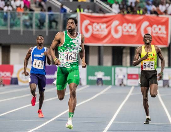 CHIDI OKEZIE ANTHONY, ATHLETICS, MEN S 400m ROUND 1 HEAT, AFRICAN GAMES ...