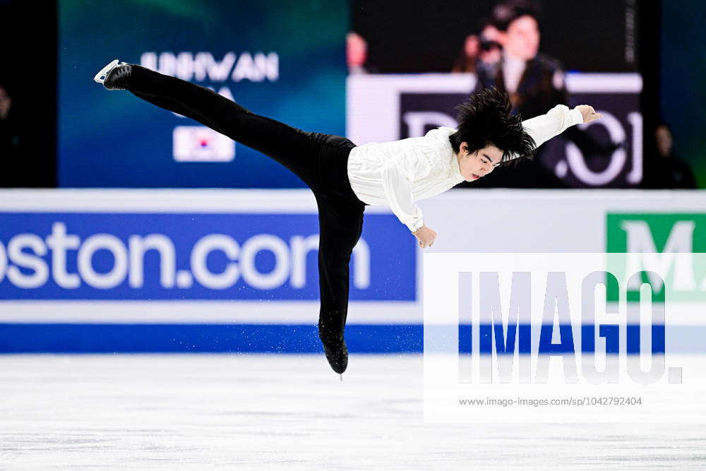 Junhwan CHA KOR during Men Short Program at the ISU World