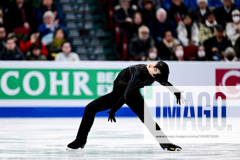 Junhwan CHA KOR during Men Free Skating at the ISU World Figure