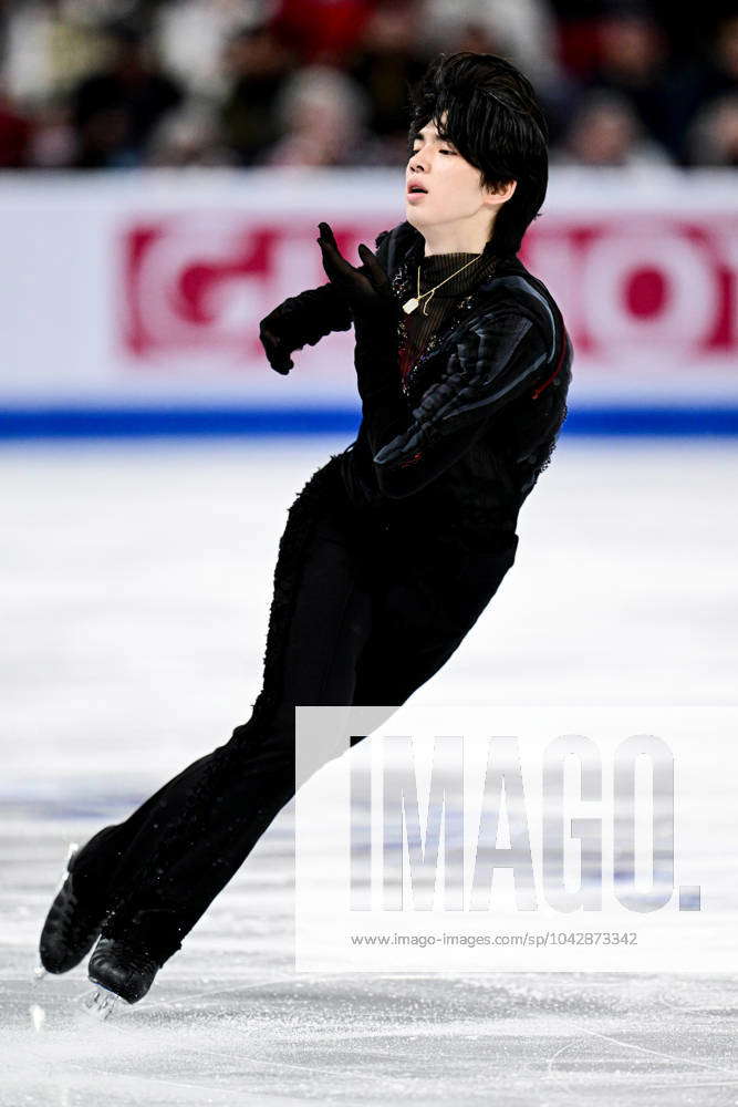 Junhwan CHA KOR during Men Free Skating at the ISU World Figure