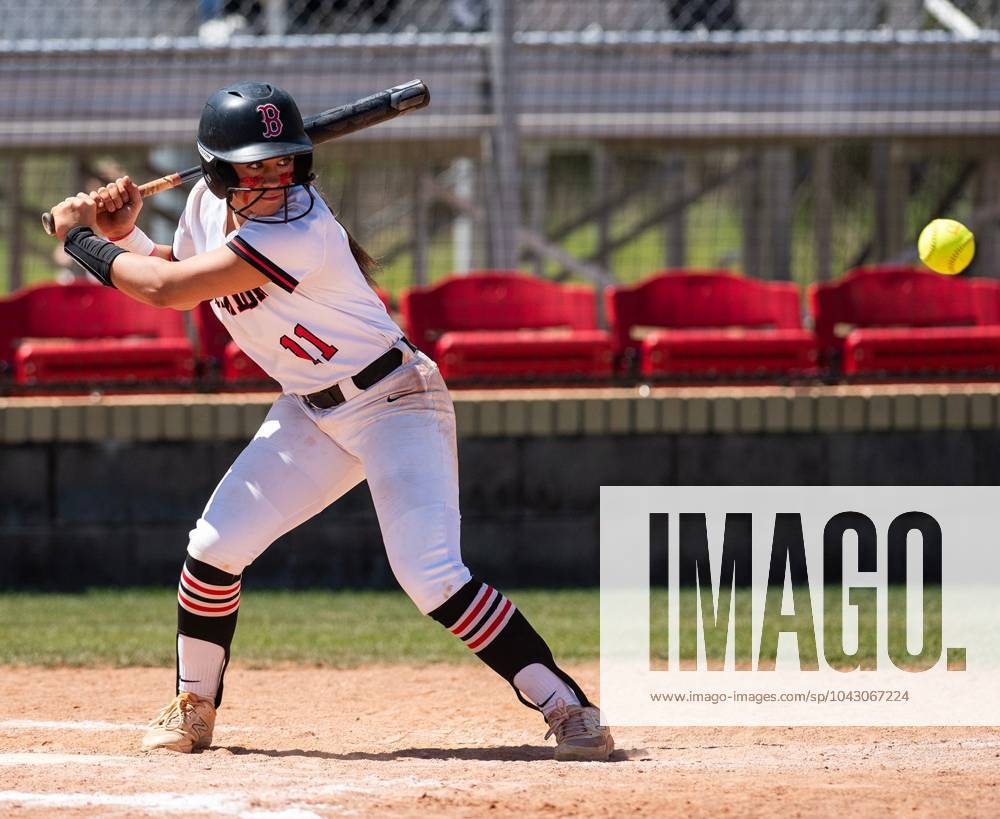 Syndication: The Clarion-Ledger Brandon Bulldogs Hannah Jo Sullivan (11)  gets ready to hit the ball