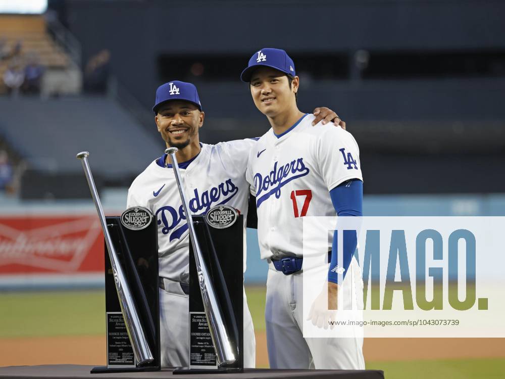 Baseball: Silver Slugger Award Shohei Ohtani (R) of the Los 