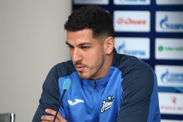 Marcilio Florencio Mota Filho, known as Nino, a player of the Zenit ...