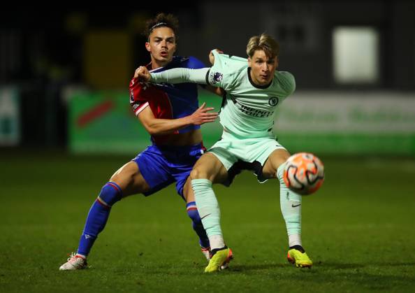 Crystal Palace U21s v Chelsea U21s, London, UK - 12 Apr 2024 Jackson ...