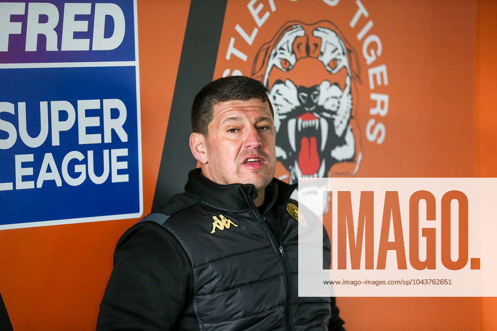 Wigan coach Matty Peet in the post match press conference, PK ...