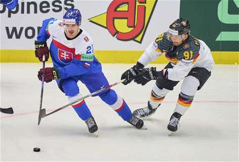 Ice hockey, World Championship, Slovakia - Germany, before the start of the match
