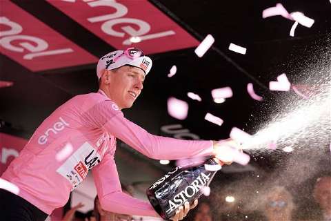 Cycling, Giro d Italia, 7th stage, Tadej Pogacar wins individual time trial