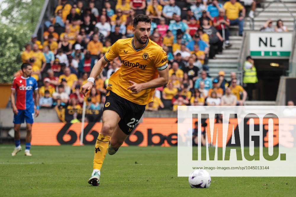 Wolverhampton, England, May 11th 2024: Maximilian Kilman (23 Wolves) on the ball during the Premier
