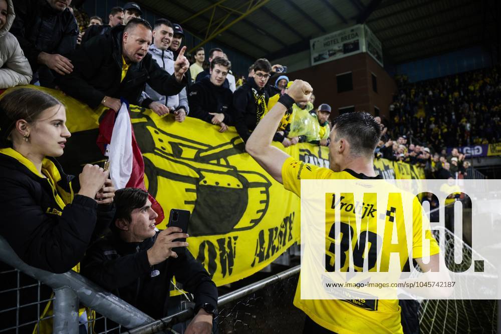 BREDA - Dominik Janosek of NAC Breda after the play-offs promotion ...